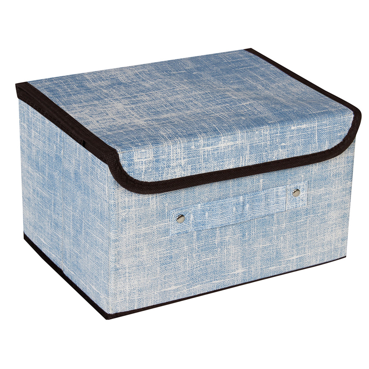 Κουτί αποθήκευσης πτυσσόμενο 26Χ20Χ15 εκ. μπλε - KESKOR 57947-1